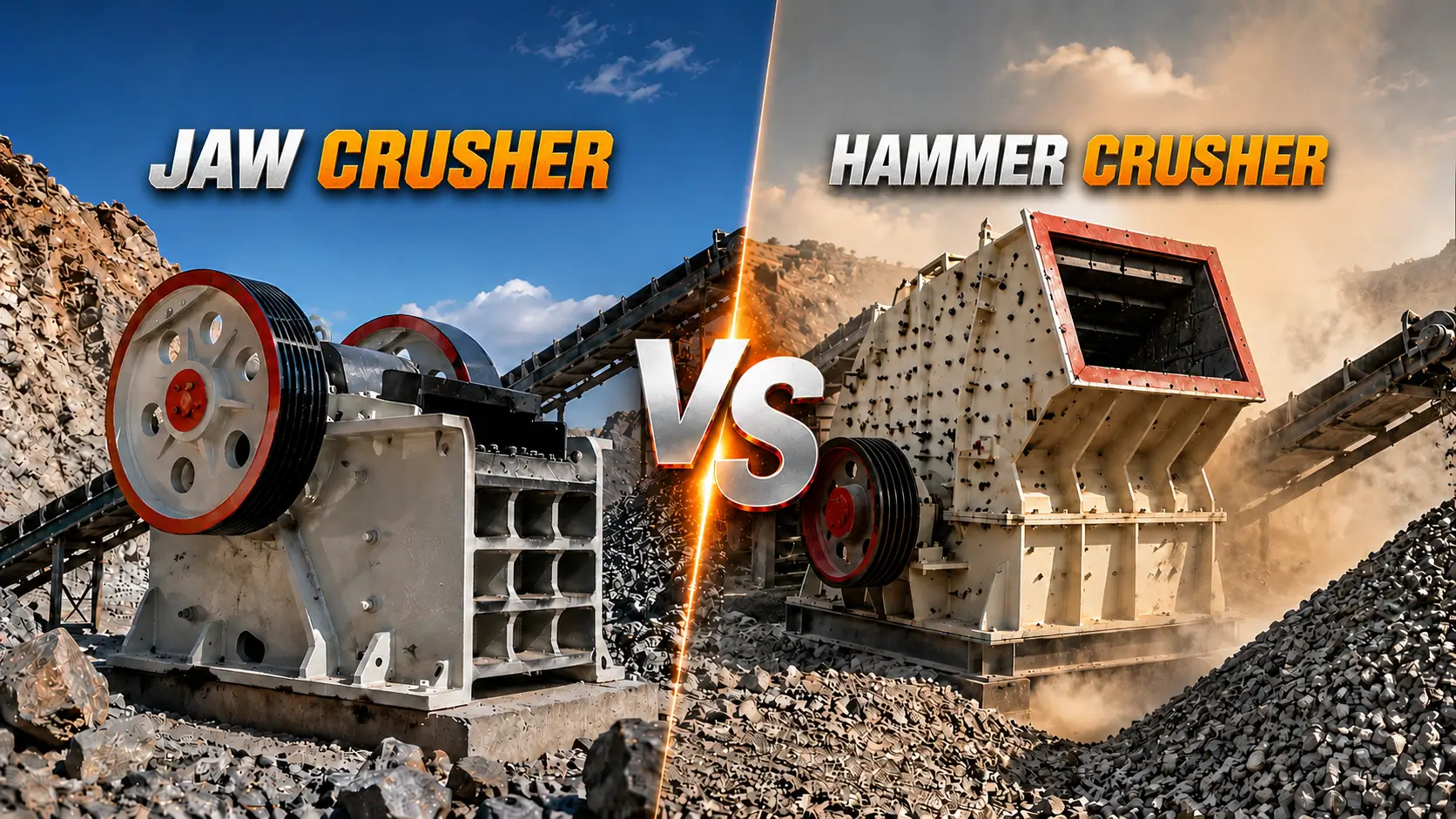 Difference Between Jaw Crusher and Hammer Crusher: Which Crusher Is Right for Your Project?